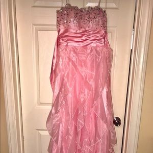 Pink sequin Princess PROM DRESS